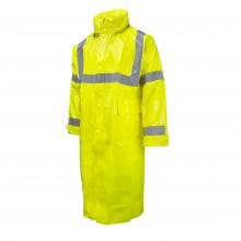 Radians 22227-30-1-HLI-L - 227AC Dura Arc I Coat with Attached Hood - Hi-Vis Lime - Size L