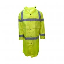 Radians 27072-30-2-LIM-4X - 7002AC Telcom Series Coat with Hood - Lime - Size 4X