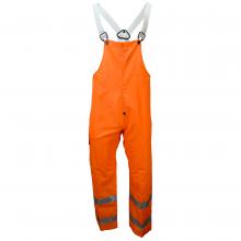 Radians 29092-13-2-FOR-4X - 9002BTD Telcom Bib Trouser with Fly - Fluorescent Orange - Size 4X