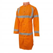 Radians 29092-30-1-FOR-M - 9002AC Telcom Coat with Hood - Fluorescent Orange - Size M