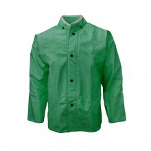 Radians 56001-01-1-GRN-XL - 56SJ Dura Quilt Jacket with Snaps for Hood - Green - Size XL