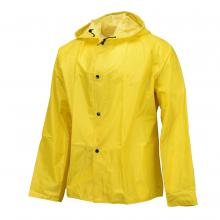Radians 77001-00-2-ORG-4X - 77AJ Sani Light Jacket with Hood - Orange - Size 4X