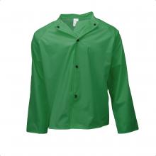 Radians 77001-01-1-GRN-L - 77SJ Sani Light Jacket with Snaps - Green - Size L