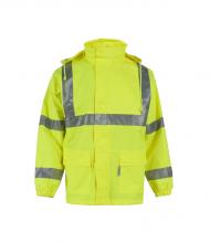 Radians 91001-40-1-LIM-2X - 9100APK Air-Tex Parka with Hood - Lime - Size 2X