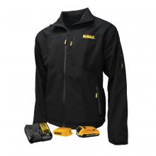 Radians DCHJ090BD1-3X - Men's Heated Structured Soft Shell Jacket Kitted - Black - Size 3X