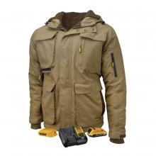 Radians DCHJ091D1-2X - Men's Heavy Duty Ripstop Heated Jacket Kitted - Dune - Size 2X