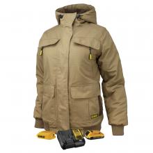 Radians DCHJ092D1-L - Women’s Heavy Duty Ripstop Heated Jacket Kitted - Dune - Size L