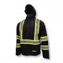Radians DRW11-1ZGR-5X - DRW11 Waterproof Lightweight Packable Raincoat - Size 5X