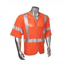 Radians HV-6ANSI-C3-M - HV-6ANSI-C3 2.7oz Micro Mesh Safety Vest - Orange - Size M