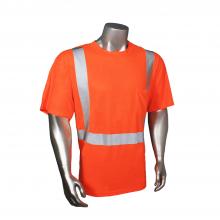 Radians HV-TS-P-3X - Hydrowick Short Sleeve Solid Safety T-Shirt - Orange - Size 3X