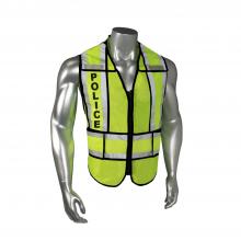 Radians LHV-207-SPT-BLK-POL-J - LHV-207-SPT-EMS EMS Safety Vest - Police - Black Trim - Green - Size 2X-4X