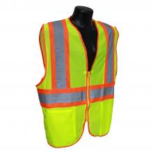 Radians LHV-5ANSI-CT-XL - LHV-5ANSI-CT Type R Class 2 3.5oz Poly Mesh Safety Vest - Green - Size XL