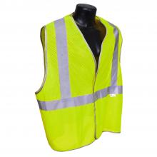 Radians LHV-5ANSI-PC-XL - 5ANSI-PC Type R Class 2 Safety Vest - 3.5oz Poly Mesh - Green - Size XL