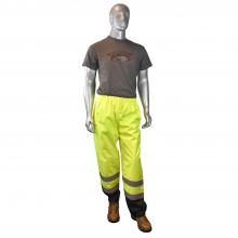 Radians SP41-EPGS-3X4X - SP41 Class E Sealed Waterproof Safety Pants - Hi-Vis Green - Size 3X-4X