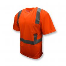 Radians ST11-2POS-5X - ST11 Class 2 High Visibility Safety T-Shirt with Max-Dri™ - Orange - Size 5X