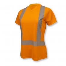 Radians ST11W-2POS-S - ST11 Class 2 High Visibility Women's Safety T-Shirt with Max-Dri™ - Orange - Size S