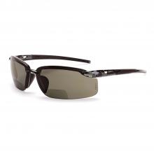 Radians 2941420 - ES5 Bifocal Safety Eyewear - Crystal Black Frame - Polarized Smoke Lens - 2.0 Diopter