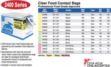 W. Ralston 248100 - 2400 SERIES Food Grade 26" x 36" Extra Strong Clea