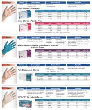 W. Ralston VP003-C - VINYL GLOVES - POWDERED Large 60 12 10/100