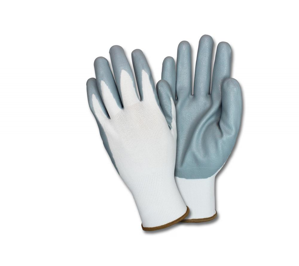 FINE GAUGE NYLON  STRING KNIT COATED WITH BLACK NITRILE<span class=' ItemWarning' style='display:block;'>Item is usually in stock, but we&#39;ll be in touch if there&#39;s a problem<br /></span>