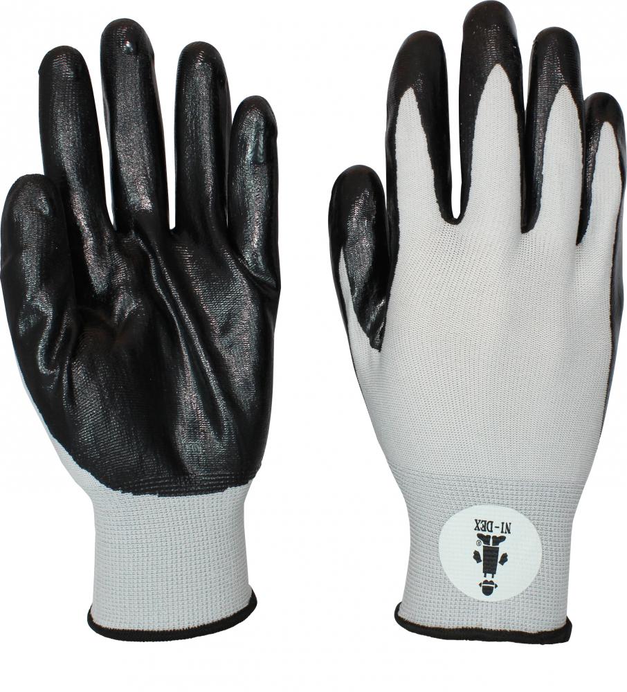 GLOVE, BLACK FOAM NITRILE COATED, BLACK POLYESTER KNIT, LARGE<span class=' ItemWarning' style='display:block;'>Item is usually in stock, but we&#39;ll be in touch if there&#39;s a problem<br /></span>