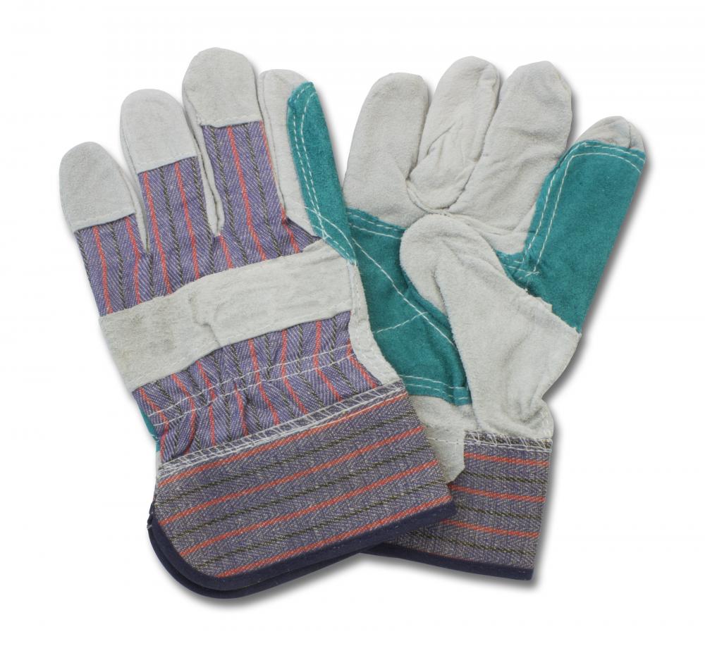 REINFORCED DOUBLE PALM, RUBBERIZED 2 1/2 &#34;  SAFETY CUFF<span class=' ItemWarning' style='display:block;'>Item is usually in stock, but we&#39;ll be in touch if there&#39;s a problem<br /></span>