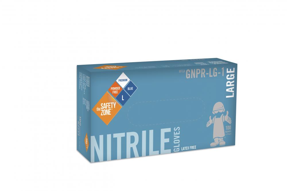 6 MIL, TEXTURED, POWDER FREE NITRILE, 100BX /10CS LG<span class=' ItemWarning' style='display:block;'>Item is usually in stock, but we&#39;ll be in touch if there&#39;s a problem<br /></span>