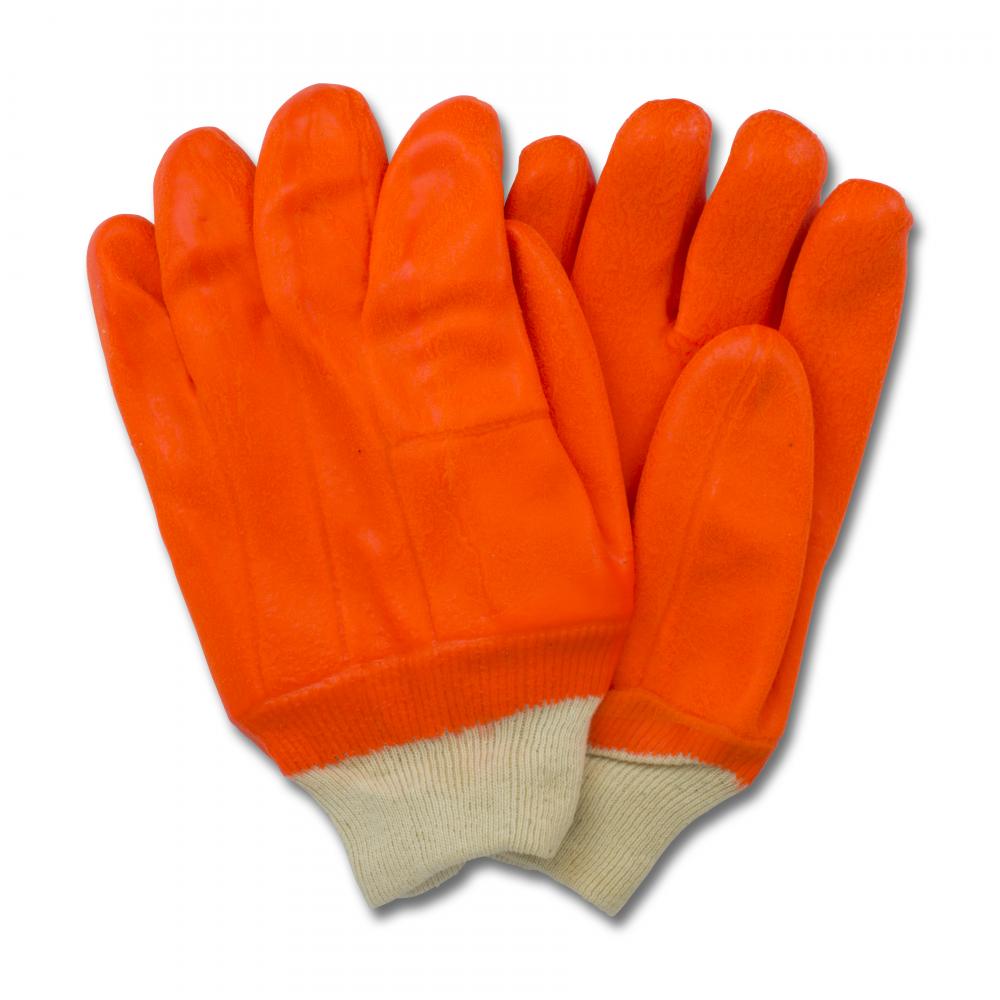 ORANGE PVC, JERSEY INSULATED FOAM LINING, KNIT WRIST, ROUGH FINISH, 1DZ PAIR/BAG 3DZ/CS<span class=' ItemWarning' style='display:block;'>Item is usually in stock, but we&#39;ll be in touch if there&#39;s a problem<br /></span>