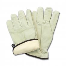 Safety Zone GLL5-LG-P0B-TH - GRAIN PIG, THINSULATE LINED, KEYSTONE, DRIVERS WITH JERSEY LINING, LG