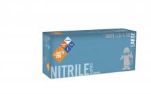 Safety Zone GNPL-2X-5-T8 - 8.3 MIL, POWDER FREE NITRILE, 12", TEXTURED, 50/BX 10 BX/CS 2X