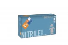 Safety Zone GNPR-SM-AZO - THE SAFETY ZONE ® POWDER FREE ORANGE NITRILE GLOVES