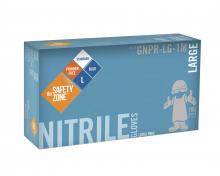 Safety Zone GNPR-MD-1M - GLOVE,NITRILE,POWDER-FREE, 3.7 MIL, 100/BX-10BX/CS