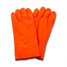 Safety Zone GPOF-12-2R-3A - GLOVE,PVC,ORANGE,FOAM LINED,ROUGH FINISH,12",ACTFRSH