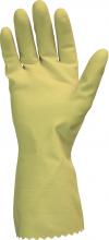 Safety Zone GRFY-LG-2E - ECONOMY,LATEX,YELLOW,FLOCK LINED,INDV.PAIR PKD, 12DZ/CS, LG