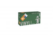 Safety Zone GVP9-XL-1WH - WHITE STANDARD VINYL DISPOSABLE GLOVES,100BX/10CS POWDER FREE, NON-MEDICAL