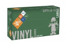 Safety Zone GVP9-MD-1C - PREMIUM POWDER-FREE VINYL,  NON-MEDICAL, 100BX/10CS, MD