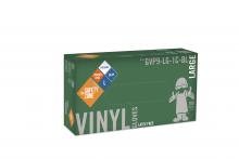 Safety Zone GVP9-XL-1C-BL - PREMIUM POWDER-FREE BLUE VINYL, NON-MEDICAL, 100BX/10CS