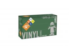 Safety Zone GVP9-XL-1YE - YELLOW GLOVE,VINYL,POWDER-FREE,4MIL,9", 100/BX-10BX/CS