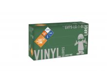 Safety Zone GVP9-SM-1-BL - POWDER-FREE BLUE VINYL, NON-MEDICAL, 100BX/10CS