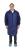 BLUE POLYPROPYLENE LAB COAT, NO POCKETS & ELASTIC WRISTS, 30/CS-2X