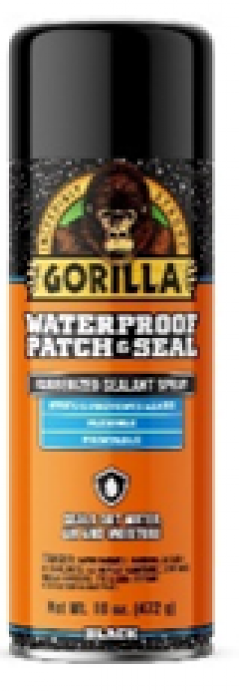 Gorilla Waterproof Patch and Seal Spray, Black<span class=' ItemWarning' style='display:block;'>Item is usually in stock, but we&#39;ll be in touch if there&#39;s a problem<br /></span>