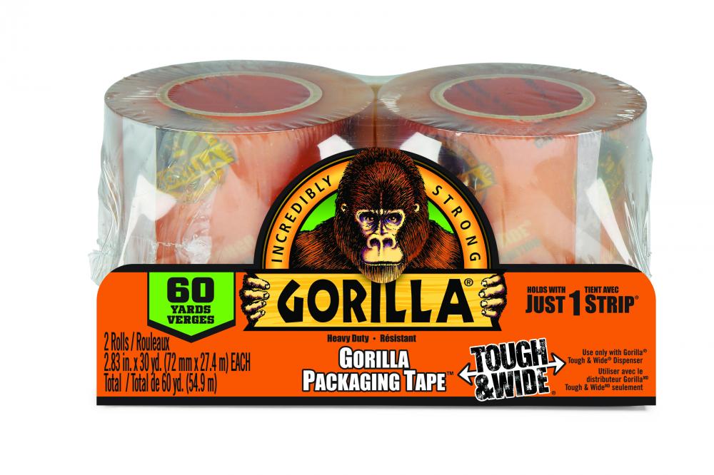 30yd Gorilla Packaging Tape 2-Pack Refills<span class=' ItemWarning' style='display:block;'>Item is usually in stock, but we&#39;ll be in touch if there&#39;s a problem<br /></span>