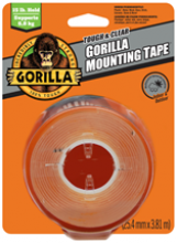 Gorilla Glue 105015 - Gorilla Tough & Clear Mounting Tape- XL