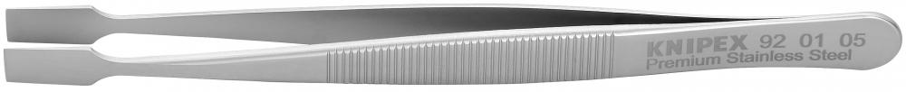 4 3/4&#34; Premium Stainless Steel Gripping Tweezers-Blunt Tips<span class=' ItemWarning' style='display:block;'>Item is usually in stock, but we&#39;ll be in touch if there&#39;s a problem<br /></span>