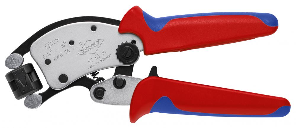 8&#34; KNIPEX Twistor® T Self-Adjusting Crimping Pliers for Wire Ferrules<span class=' ItemWarning' style='display:block;'>Item is usually in stock, but we&#39;ll be in touch if there&#39;s a problem<br /></span>