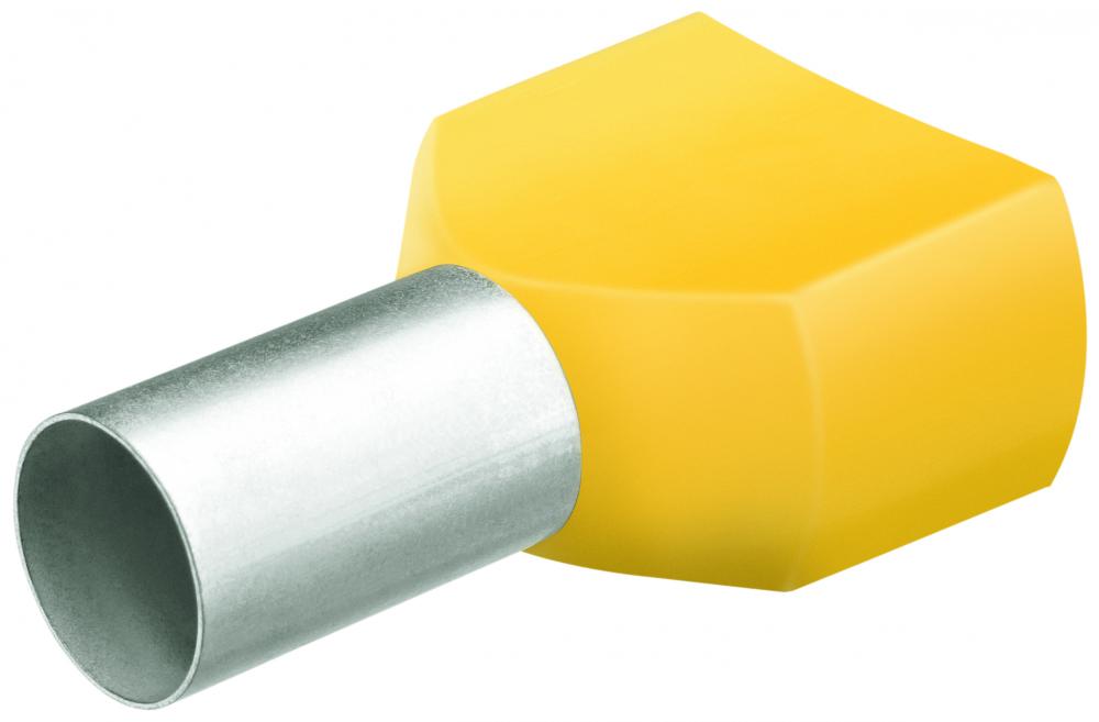 10 AWG (6.0 mm²) Twin Wire End Ferrule With Collar<span class=' ItemWarning' style='display:block;'>Item is usually in stock, but we&#39;ll be in touch if there&#39;s a problem<br /></span>