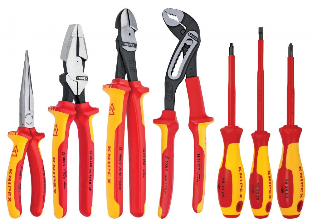 7 Pc Pliers/Screwdriver Tool Set in Tool Roll<span class=' ItemWarning' style='display:block;'>Item is usually in stock, but we&#39;ll be in touch if there&#39;s a problem<br /></span>