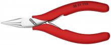 Knipex Tools 35 21 115 - 4 1/2" Electronics Gripping Pliers-Half Round Tips