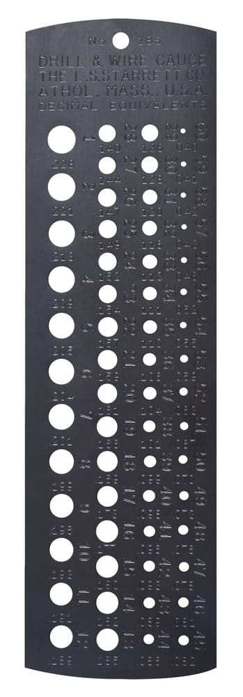 DRILL & STEEL WIRE GAGE, 1-60<span class=' ItemWarning' style='display:block;'>Item is usually in stock, but we&#39;ll be in touch if there&#39;s a problem<br /></span>