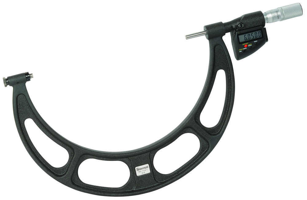 714.1BFLZ 6-9&#34; Electronic Interchangeable Anvil Micrometer<span class=' ItemWarning' style='display:block;'>Item is usually in stock, but we&#39;ll be in touch if there&#39;s a problem<br /></span>